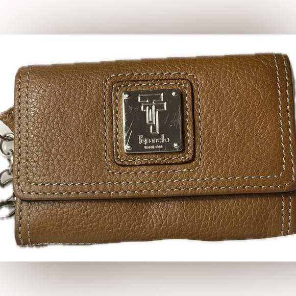 Tignanello small wallet pebble leather, brown. - Picture 2 of 9